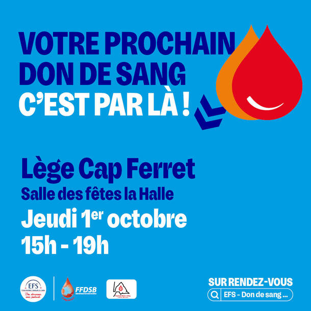 Collecte de sang Lège-Cap Ferret